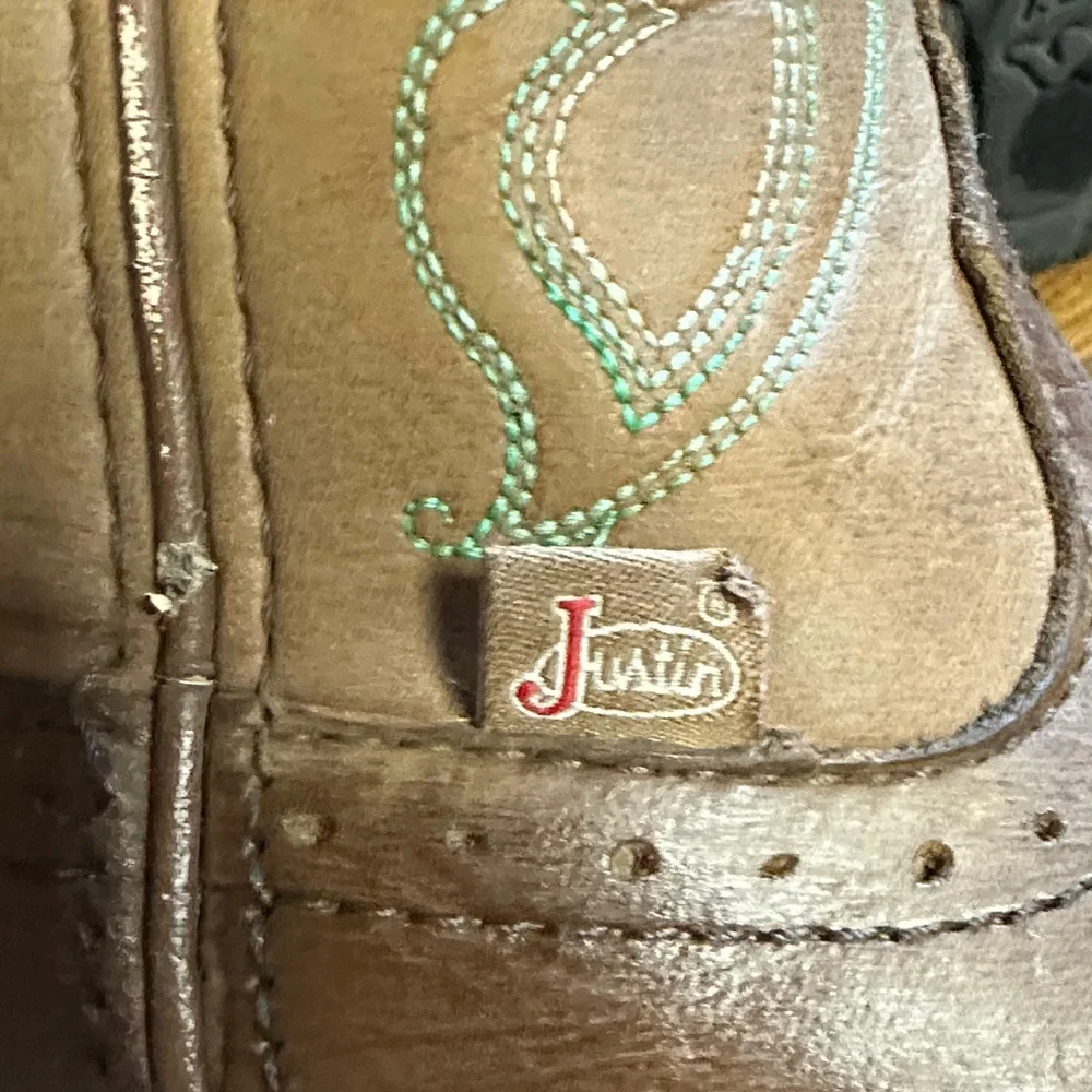 Justin Leather Kids Boots.